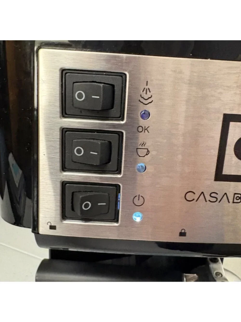 Casabrews Espresso Machine Compact with Milk Frother Wand